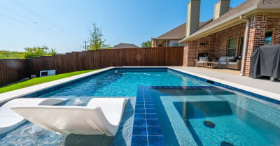Residential pool project in Roanoke, TX, photo 10 of 28