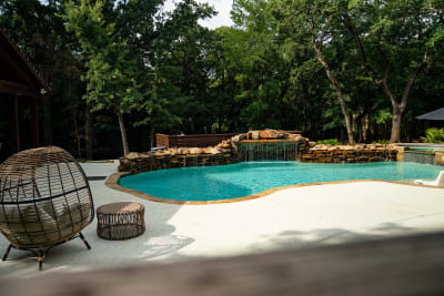 Residential pool project in Arlington, TX, photo 32 of 40