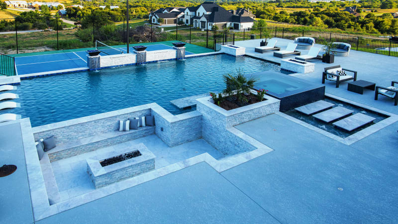 Residential pool project in Fort Worth, TX, photo 33 of 42