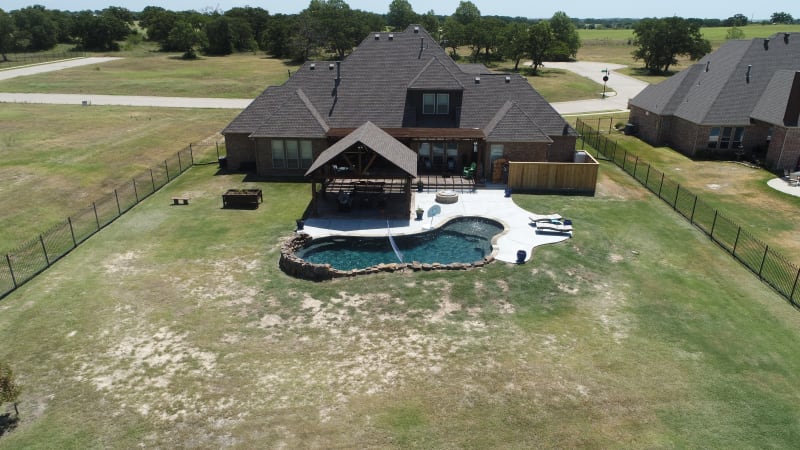 An Outdoor Living Space Reimagined in Boyd — establishing view — Boyd, TX