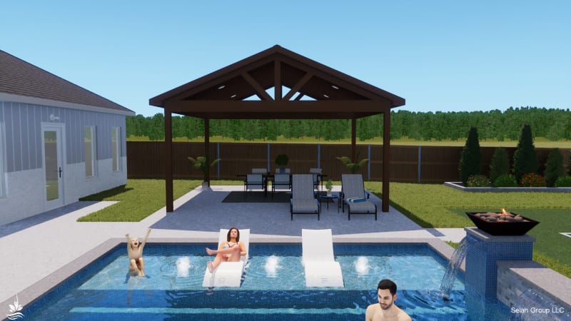 Residential pool project in Haslet, TX, photo 6 of 17