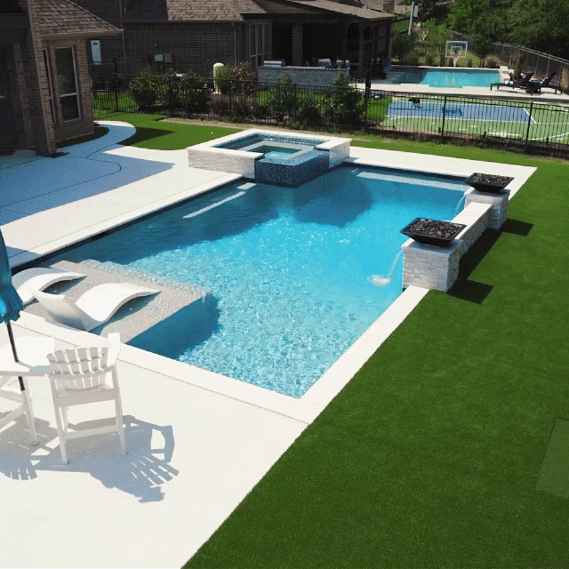 Residential pool project in Lantana, TX, photo 1 of 22