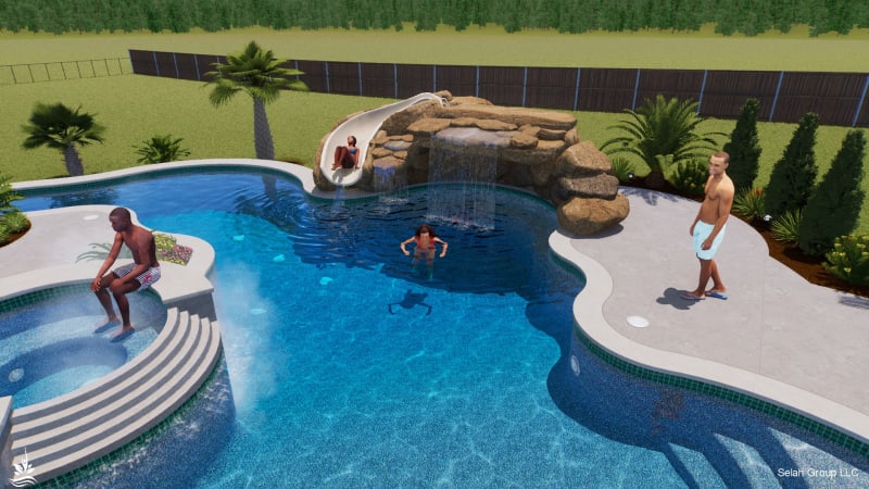 Residential pool project in Waxahachie, TX, photo 7 of 16