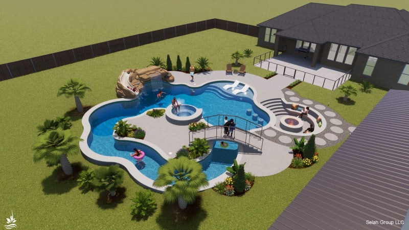 Residential pool project in Waxahachie, TX, photo 5 of 16