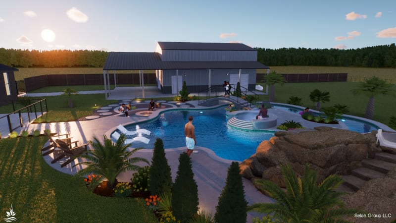 Residential pool project in Waxahachie, TX, photo 13 of 16