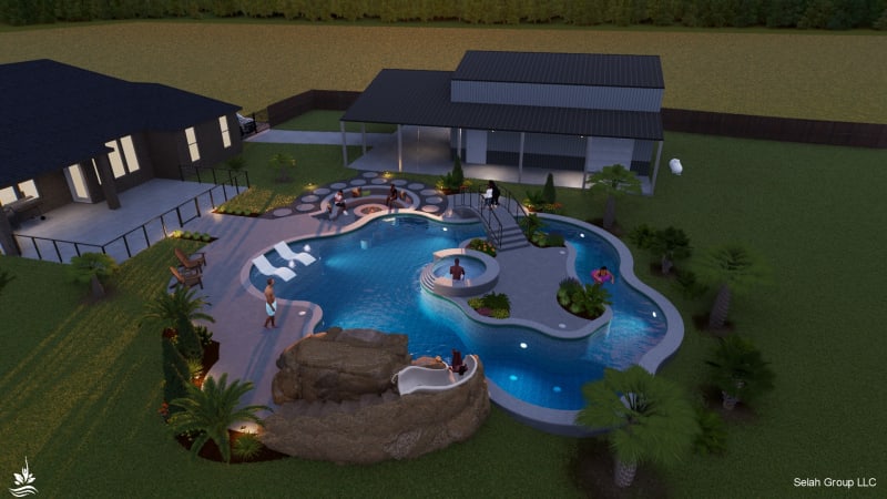 Residential pool project in Waxahachie, TX, photo 11 of 16