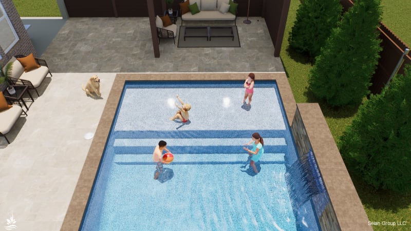 Creating an Outdoor Sanctuary in Haslet — materials and finishes detail — Haslet, TX