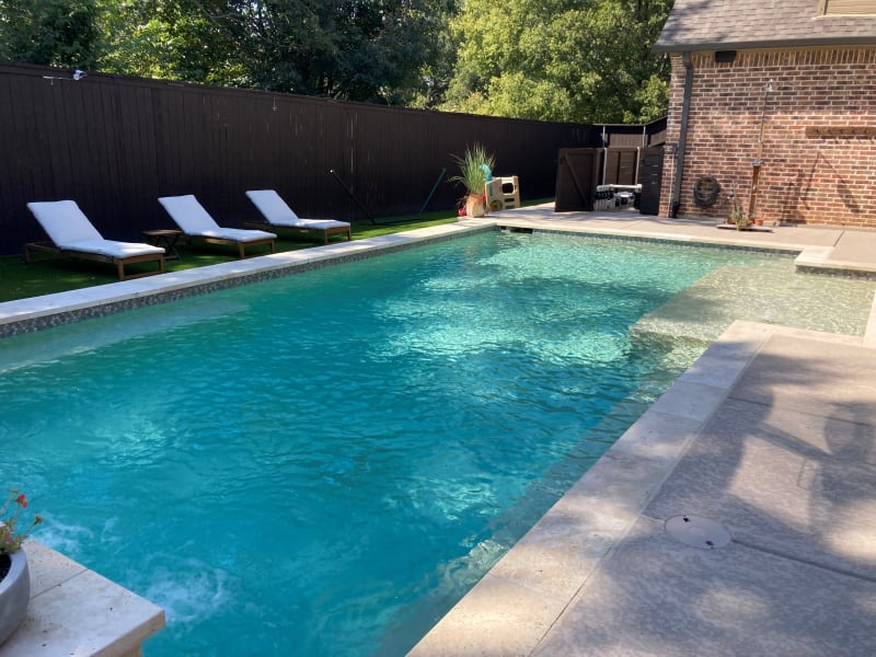 Residential pool project in Bedford, TX, photo 5 of 7