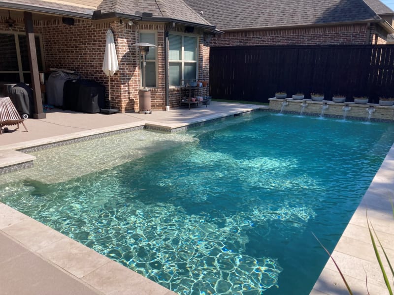 Residential pool project in Bedford, TX, photo 4 of 7