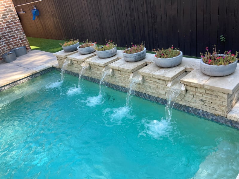 Residential pool project in Bedford, TX, photo 6 of 7