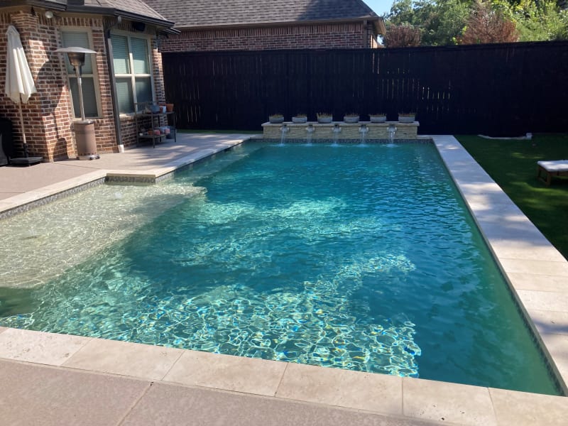 Residential pool project in Bedford, TX, photo 1 of 7
