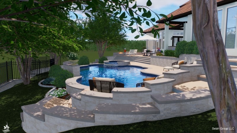 Residential pool project in Arlington, TX, photo 4 of 13