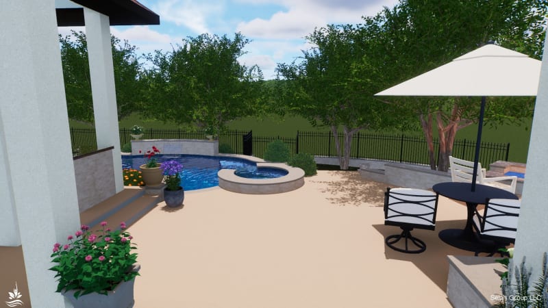 Residential pool project in Arlington, TX, photo 1 of 13