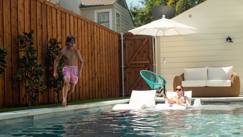 Residential pool project in University Park, TX, photo 51 of 52