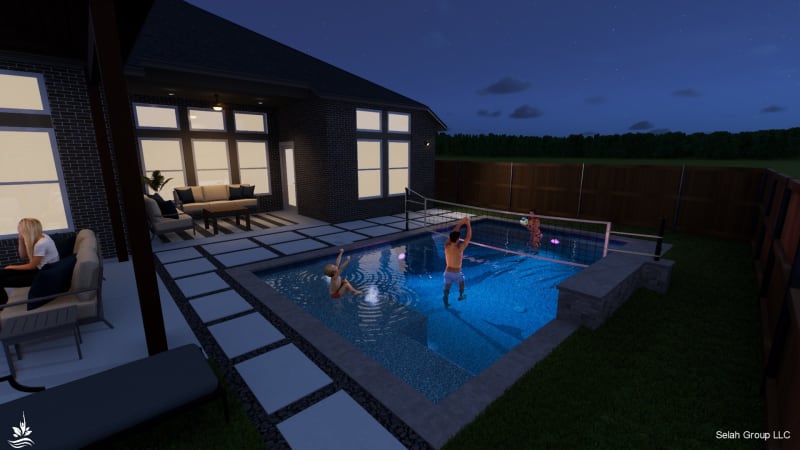 Residential pool project in Argyle, TX, photo 13 of 16