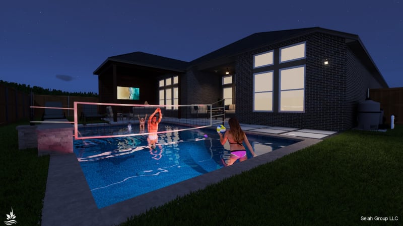 Residential pool project in Argyle, TX, photo 14 of 16