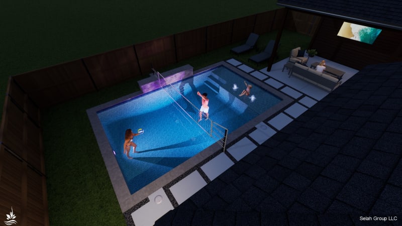 Residential pool project in Argyle, TX, photo 15 of 16