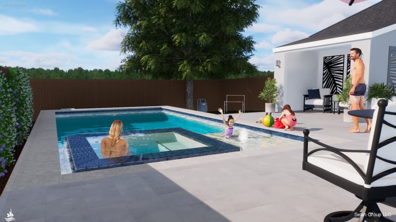 Residential pool project in Dallas, TX, photo 4 of 28