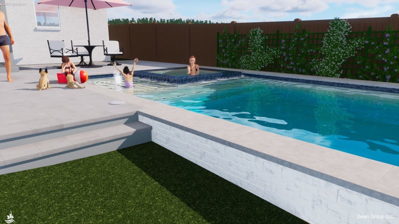 Residential pool project in Dallas, TX, photo 7 of 28