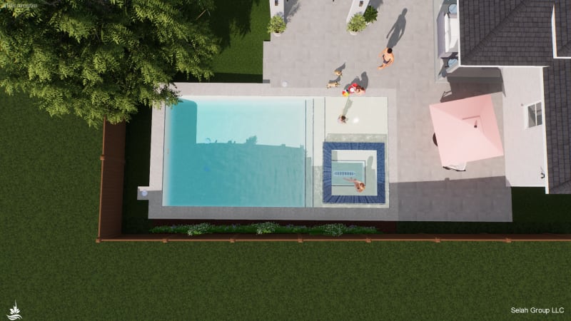 Residential pool project in Dallas, TX, photo 9 of 28