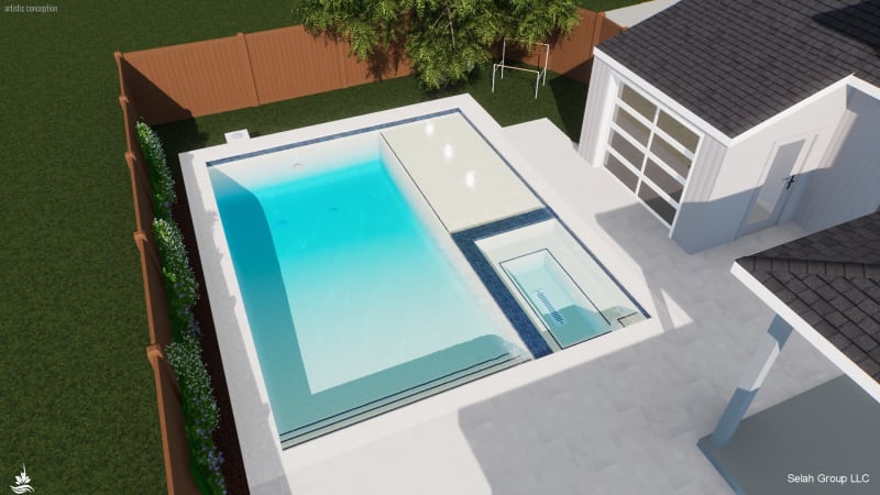 Residential pool project in Dallas, TX, photo 13 of 28