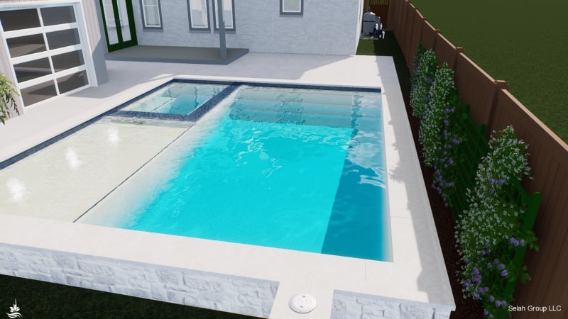 Residential pool project in Dallas, TX, photo 17 of 28