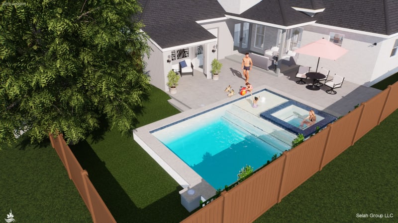 Residential pool project in Dallas, TX, photo 21 of 28