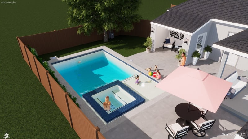 Residential pool project in Dallas, TX, photo 22 of 28