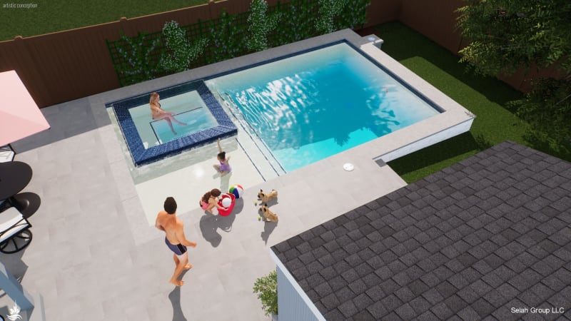 Residential pool project in Dallas, TX, photo 24 of 28