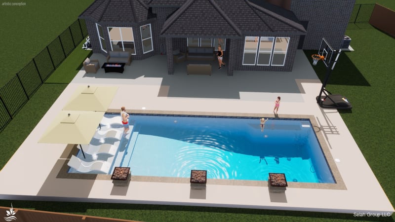 Dream Pool Collaboration Unfolds in Fort Worth — hero view — Fort Worth, TX
