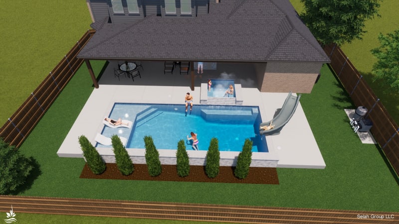 Residential pool project in North Richland Hills, TX, photo 9 of 17