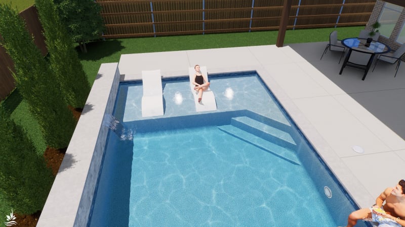 Residential pool project in North Richland Hills, TX, photo 10 of 17