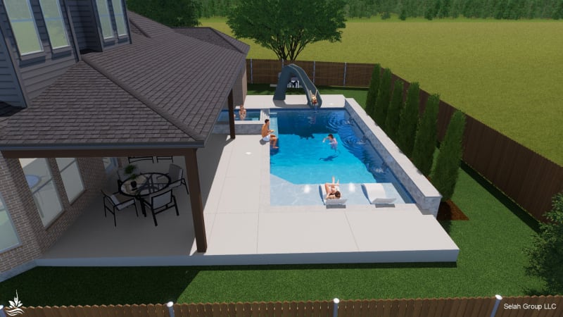 Residential pool project in North Richland Hills, TX, photo 3 of 17