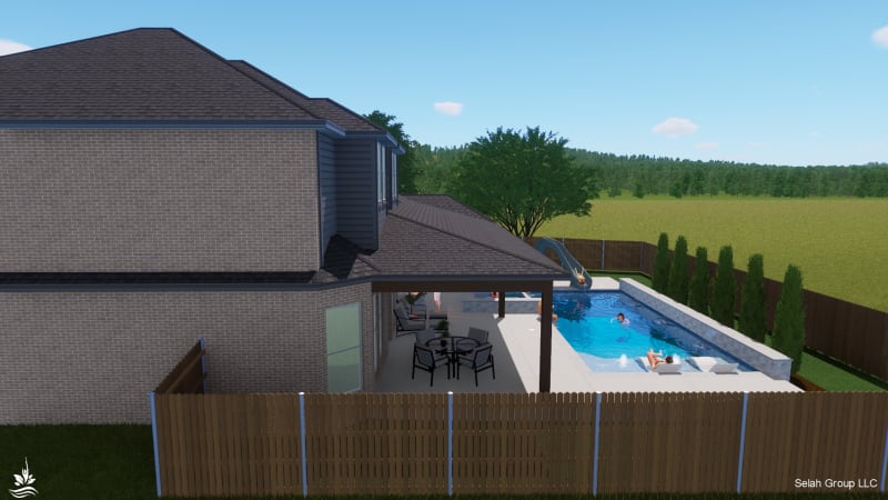 Residential pool project in North Richland Hills, TX, photo 12 of 17