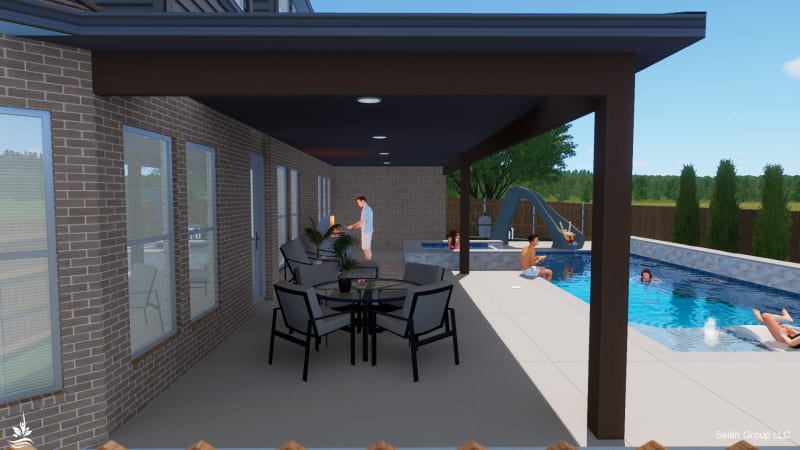 Residential pool project in North Richland Hills, TX, photo 13 of 17