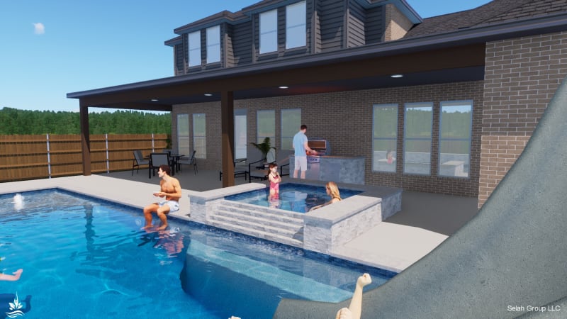 Residential pool project in North Richland Hills, TX, photo 11 of 17