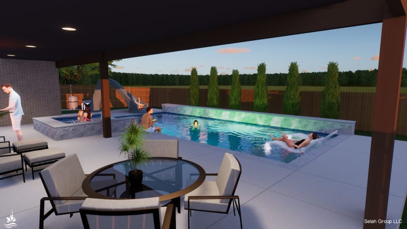 Residential pool project in North Richland Hills, TX, photo 14 of 17