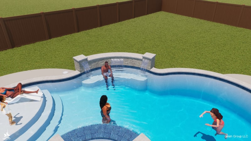 Residential pool project in Mansfield, TX, photo 8 of 16