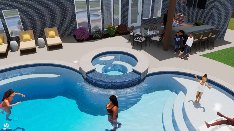 Residential pool project in Mansfield, TX, photo 7 of 16