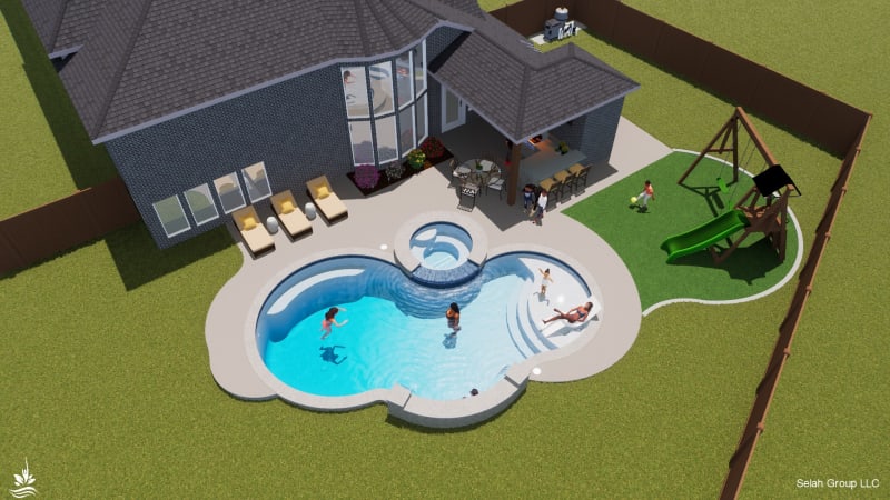 Residential pool project in Mansfield, TX, photo 6 of 16