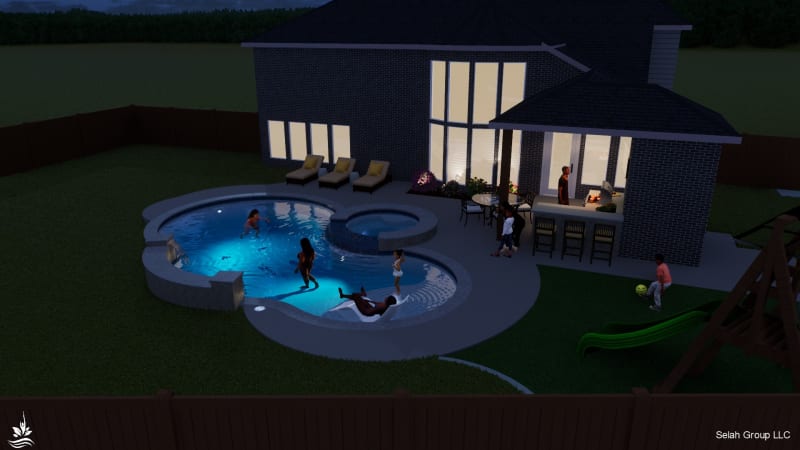 Residential pool project in Mansfield, TX, photo 12 of 16