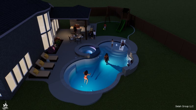 Residential pool project in Mansfield, TX, photo 13 of 16