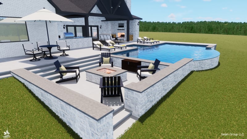 Residential pool project in Anna, TX, photo 8 of 13