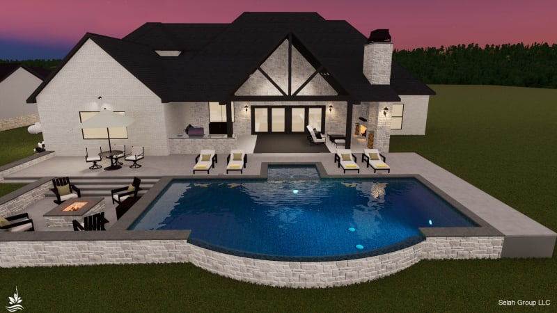 Residential pool project in Anna, TX, photo 11 of 13