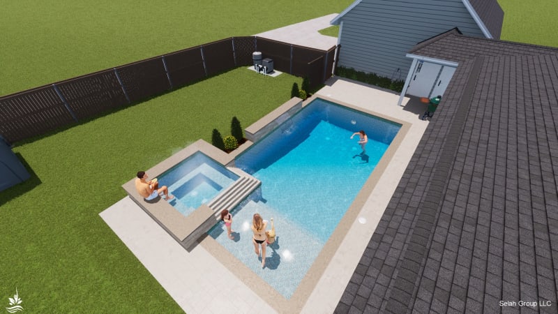 Residential pool project in North Richland Hills, TX, photo 7 of 18