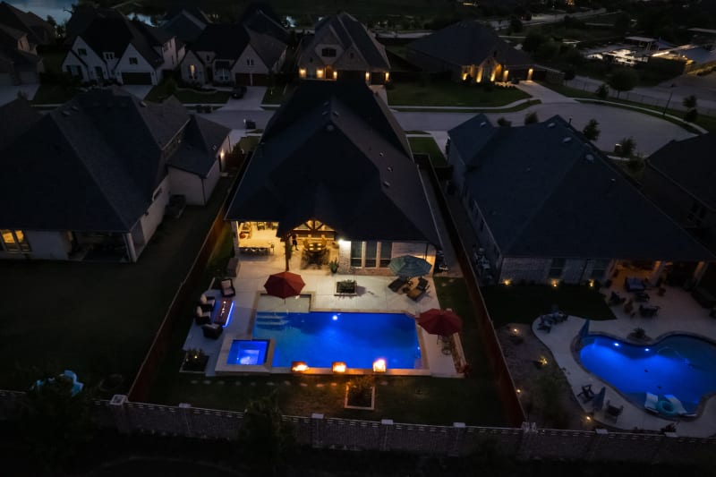 Contemporary Vision Realized in Roanoke — establishing view — Roanoke, TX