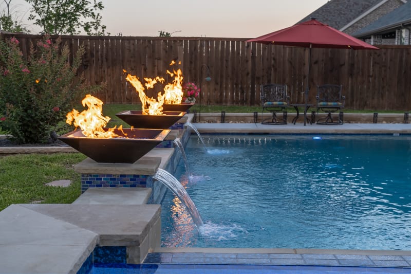 Residential pool project in Roanoke, TX, photo 29 of 43