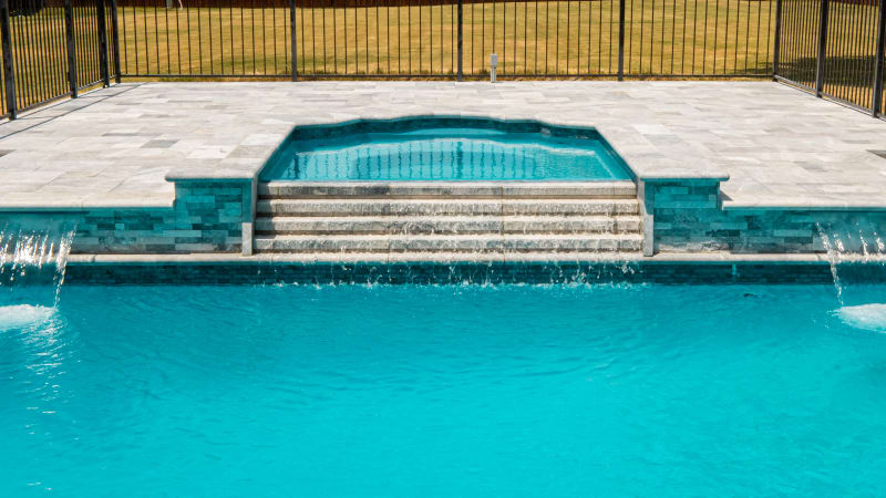 Residential pool project in Keller, TX, photo 37 of 38