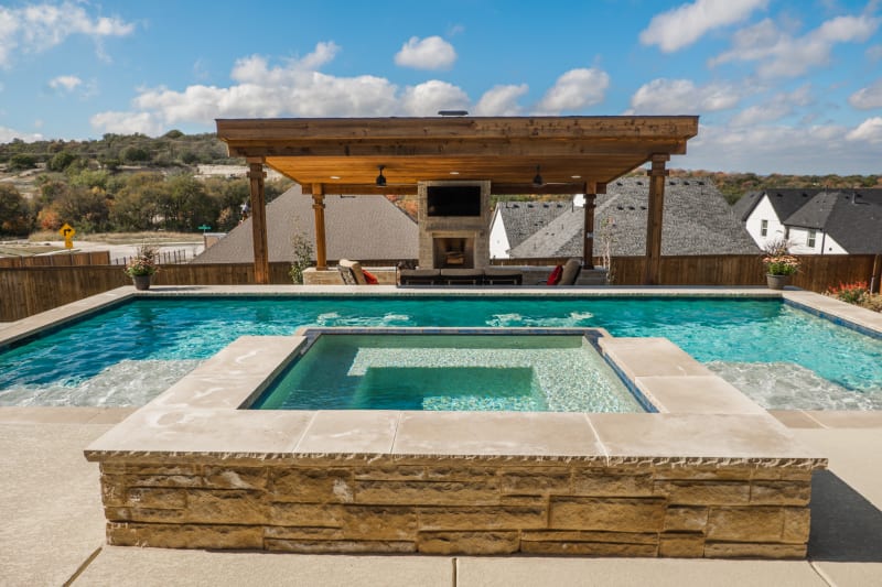 Residential pool project in Fort Worth, TX, photo 21 of 28