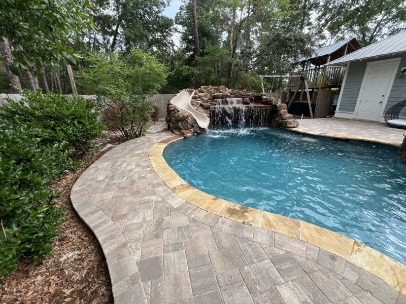 A Natural Oasis Comes to Life in Santa Rosa Beach — spa & lighting — Santa Rosa Beach, TX